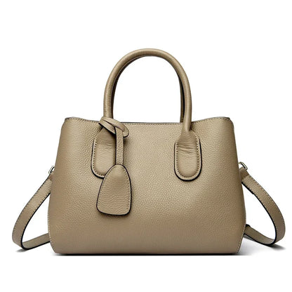 Genuine Leather Large Capacity 3 Layers Women Totes Designer Ladies Shoulder Crossbody Bags Fashion Female Handbags Sac A Main