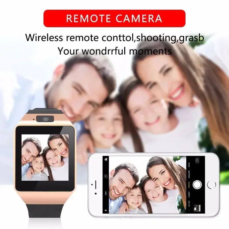 New Watches Mens 2025 Sport Watch Electronic Clock Support TF SIM Card Camera SMS Call Women Smartwatch for Android Phone