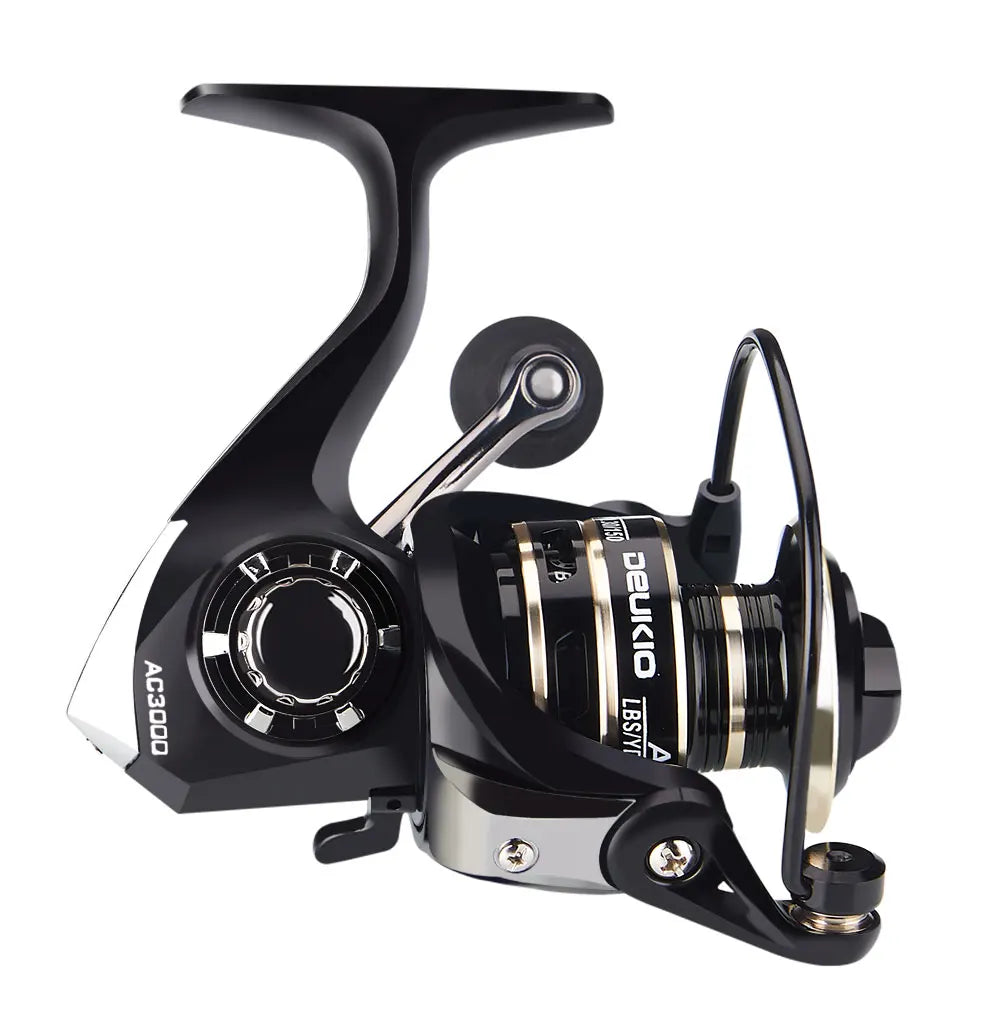 Spinning Reel Max Drag 12KG for Fishing AC800-7000 Reel Metal Spool Handle Sea Jig Carp Reel Fishing Coil Wheel