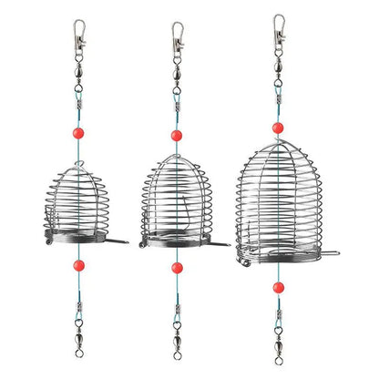 10Pcs Carp Fishing Bait Trap Cage Feeder Basket Holder Coarse Lure Feeder Carp Fishing Tackle Kit