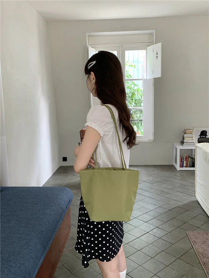 Casual Nylon Bucket Bags for Women Shoulder Bag Fashion Soft Women Bag NEW Tote Purses and Handbags Female Shopper Commuter Bags