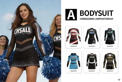 Customized All-star Hot-selling High-quality Competition Uniforms for Youth Cheerleading Uniforms for Performance