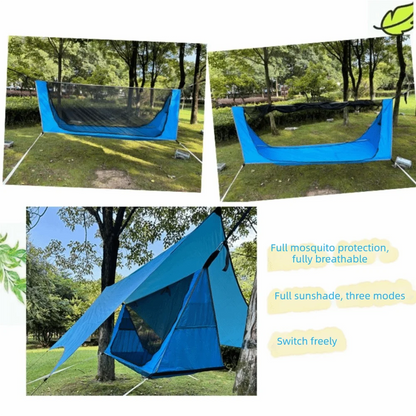 200x80cm Mosquito Net Hammock Sunshade Canopy Rainproof Outdoor Camping Shelter with Mosquito Net Portable Swing Hammock