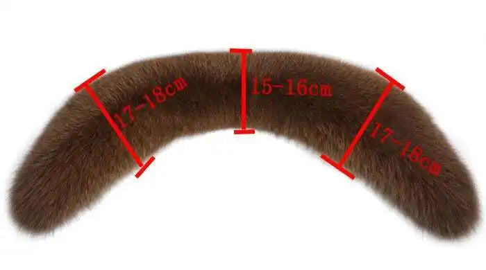 Real Fox Fur Collar for Women Coat Jacket Female Wraps Winter Warm Fur Scarf Extra Large Size Neck Warmer Fur Shawls Scarves