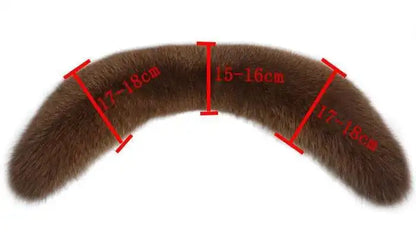 Real Fox Fur Collar for Women Coat Jacket Female Wraps Winter Warm Fur Scarf Extra Large Size Neck Warmer Fur Shawls Scarves