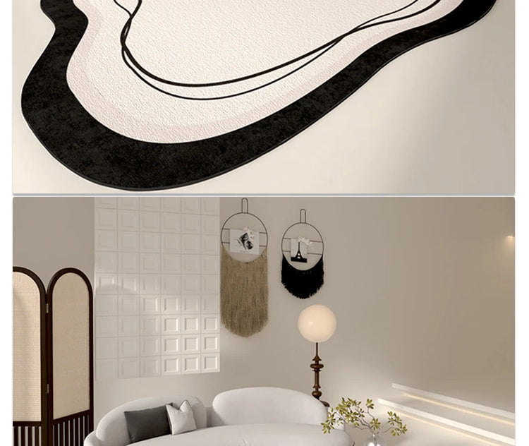 Living Room Carpet Home Decoration Luxury Modern Rug Big Size Irregular Floor Mat Anti-slip Bedroom Large Area Rugs שָׁטִיחַ 양탄자
