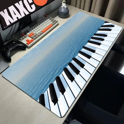 Trend Vintage Music Notes Piano Gaming Mouse Pad PC Laptop Gamer Mousepad Anime Antislip Mat Keyboard Desk Mat For Overwatch