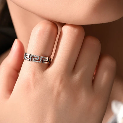 LAZA 925 Sterling Silver Colorful Rings Sparking Zirconium Bowknot Moon Sun Original Ring For Women Anniversary Wedding Gifts