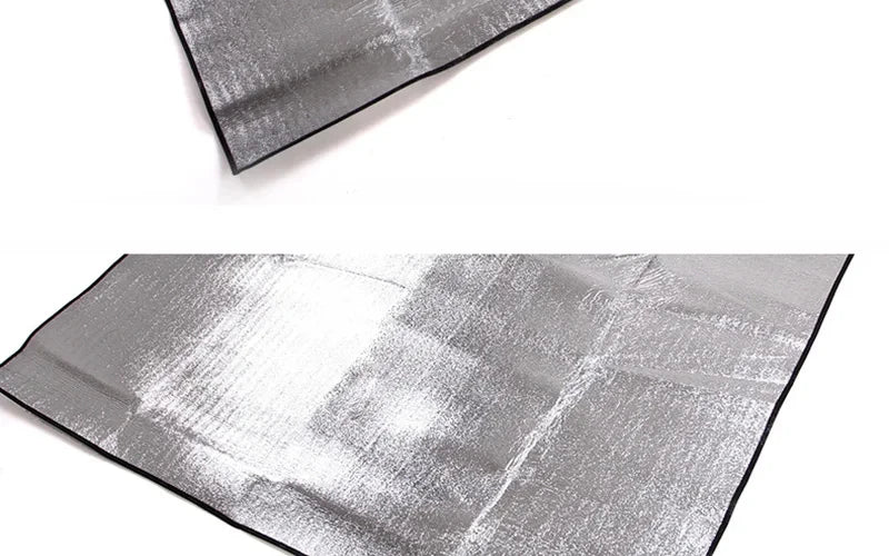Camping Mat Foam Foil Blanket  Aluminum Insulation Foam Foil Mat Sleeping Pad Thermal Outdoor Tent Footprint Reflecting Heat