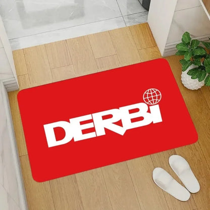 DERBIS Motorcycle Floor Mats Carpet Bedroom Decor Bedside Soft Carpets Home Living Room Anti-slip Rugs Lounge Area Rug Doormat