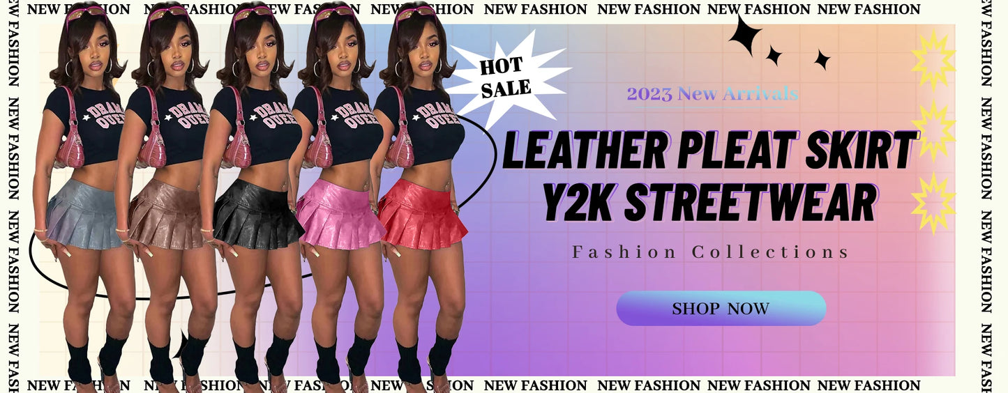 Sexy Y2K 2 Piece Skirt Sets Clothes Outfit 2023 Streetwear Fashion Dress Summer Crop Graphic T Shirts Top Women Two Piece Set