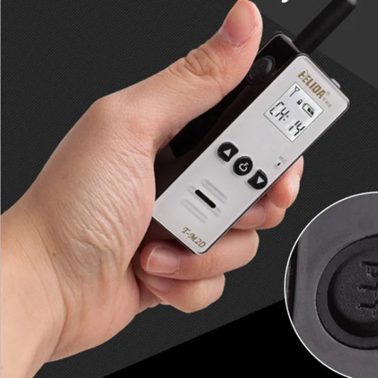 Super Mini  Two Way Radio T-M2D Mini Walkie Talkie, 128 Channels, 400-520MHz,