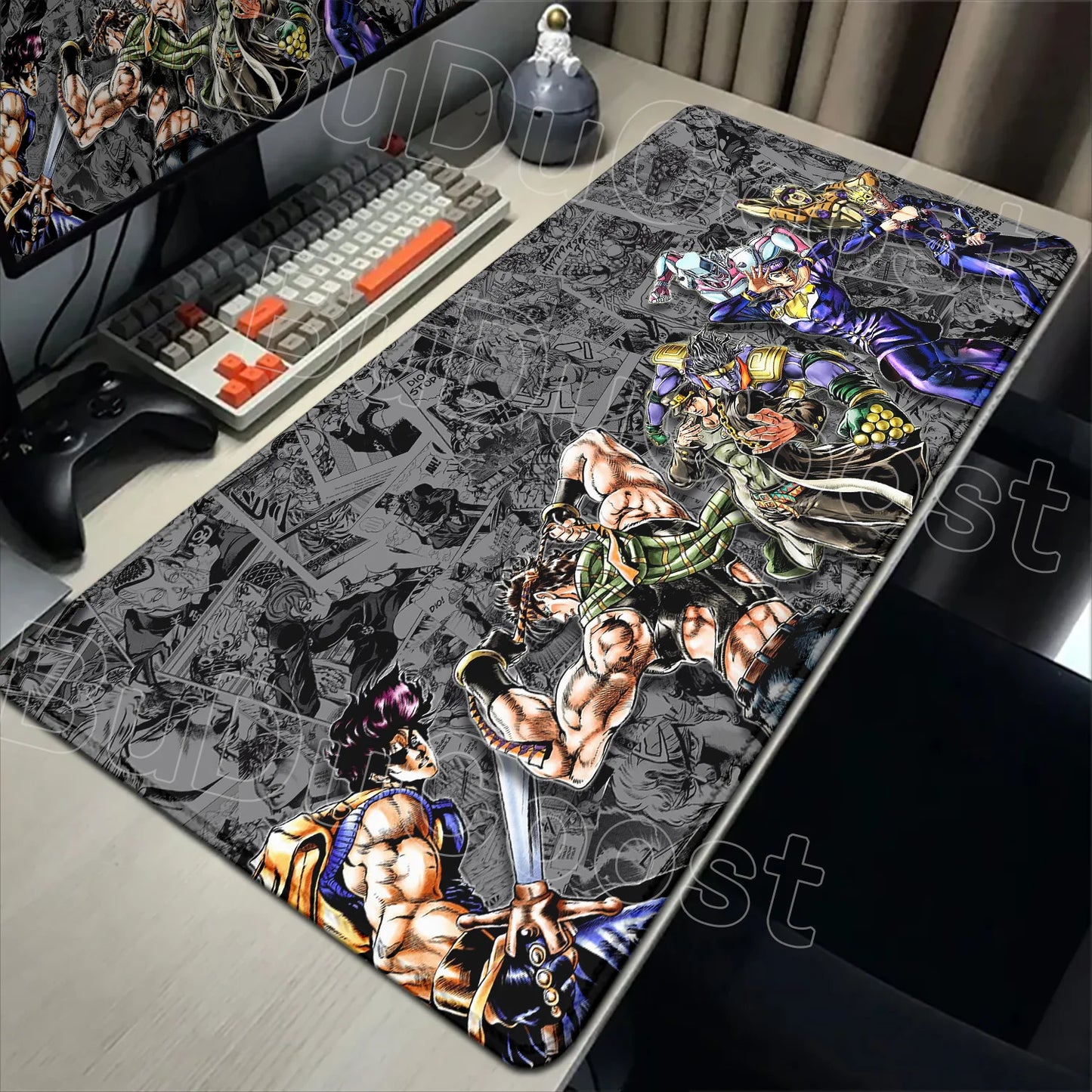 HD J-Jojo B-Bizarre A-Adventure Mouse Pad Gaming 900×400mm Mousepad Xxl Mouse Mat Offices Accessories Keyboard Pad Computer Desk
