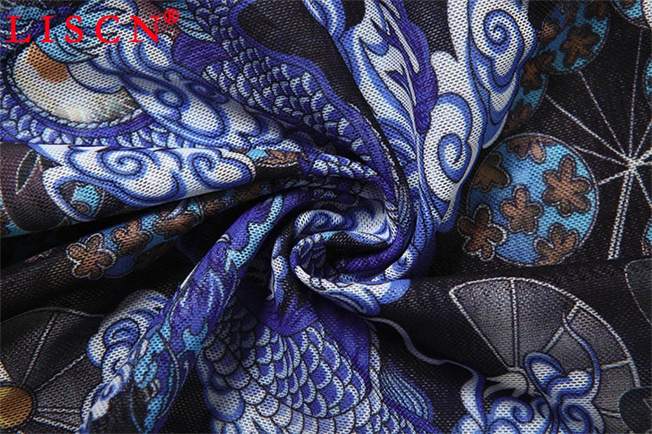 10 Wholesale Items Jumpsuits Women Summer 2025 Short Sleeve Bodycon Sexy Y2k Printing Mesh See Through Backless Rompers K15151