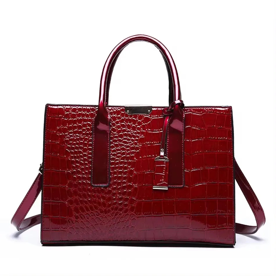 Genuine Soft Pu Leather Handbags for Women Vintage Shoulder Tote Bag Luxury Designer Ladies Large Capacity Purse Bags Sac A Main