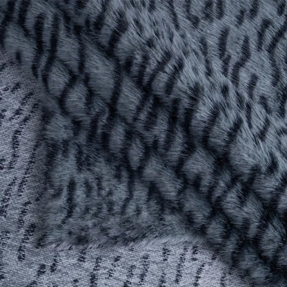 Imitation Mink Print Tiger Pattern Plush Fabrics for Photography DIY Handmade Doll Toy Clothing Fabrics Sewing Cloth