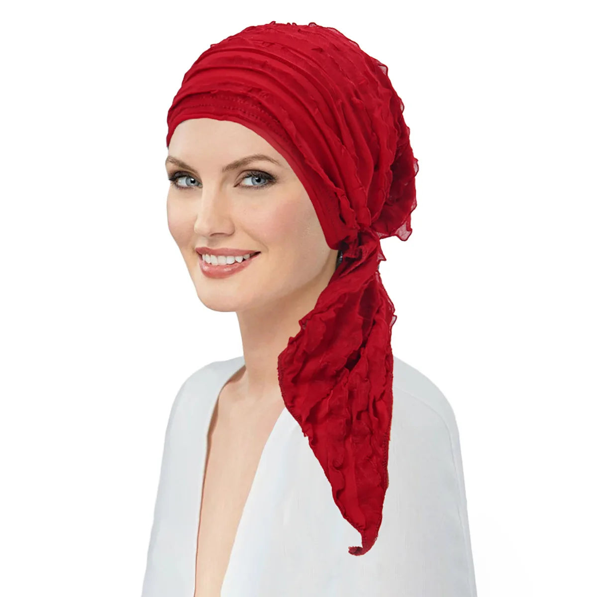 2026 New Women Muslim Inner Hijab Hat Ruffle Caps Headscarf Turban Head Wrap Bonnet Chemo Cap Headwear Turbante Mujer