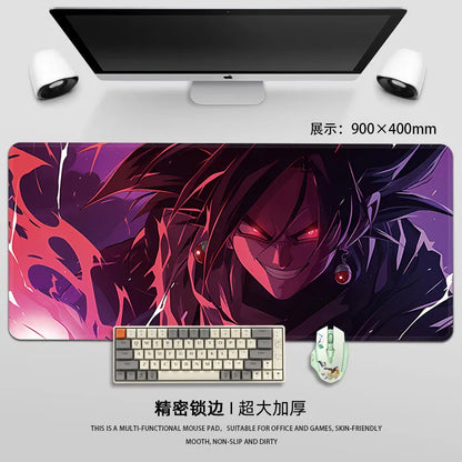 Man Mouse Pad Dragon Ball Mouse Pad Son Goku Printing Pattern Large Gaming Keyboard Desk Mat Super Saiyan Animation Desk Mat