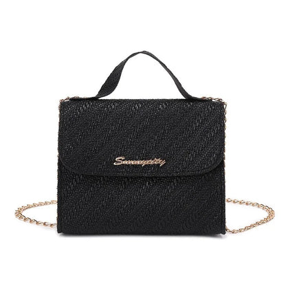 Leisure small square bag autumn and winter new women's bag wholesale simple handbag embossed chain bag cross-border bags