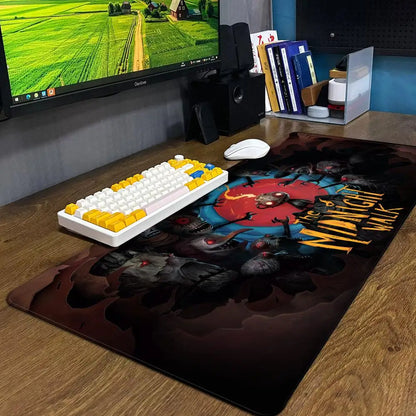 The M-Midnight Walk Mouse Pad XXL Computer Accessories Large Keyboard Laptop Table Pad The New Product Gamer Gaming