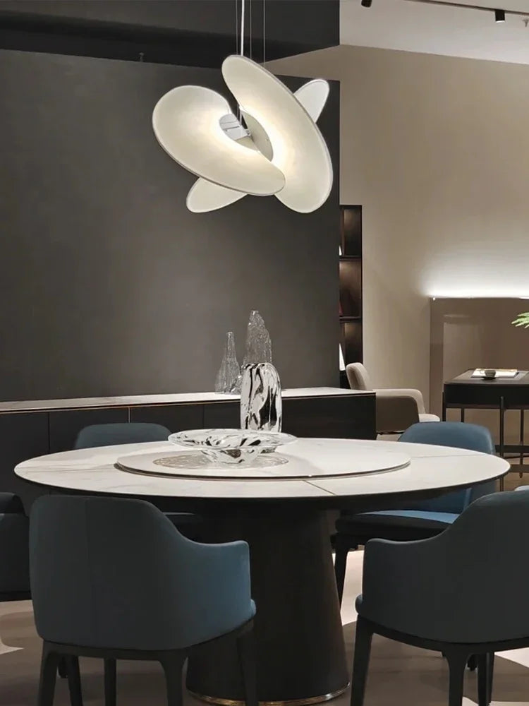 Nordic Designer Silk Pendant Light for Bar Restaurant Shop Study Room Bedroom Dining Room Living Home Decoration Indoor Lighting