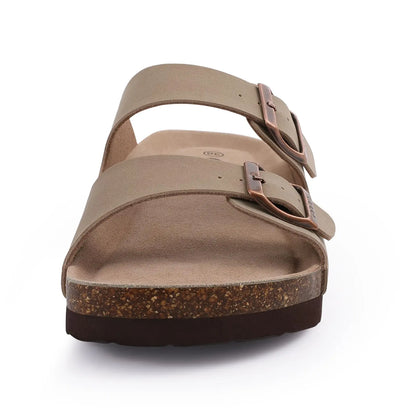Evshine Men's Cow Suede Clogs with Arch Support Leather Mules Comfort Fashion Potato Shoe Women Cork Footbed Genuine Suede Clogs