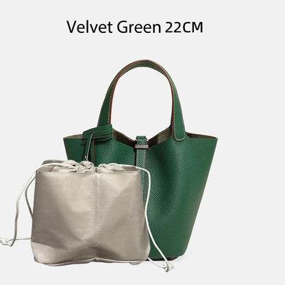 Women Bags Handbags Bucket Bag 18/22 Big Small Fashion Tote Bag Genuine Leather Luxury Quality Designers Lady Hand Bags