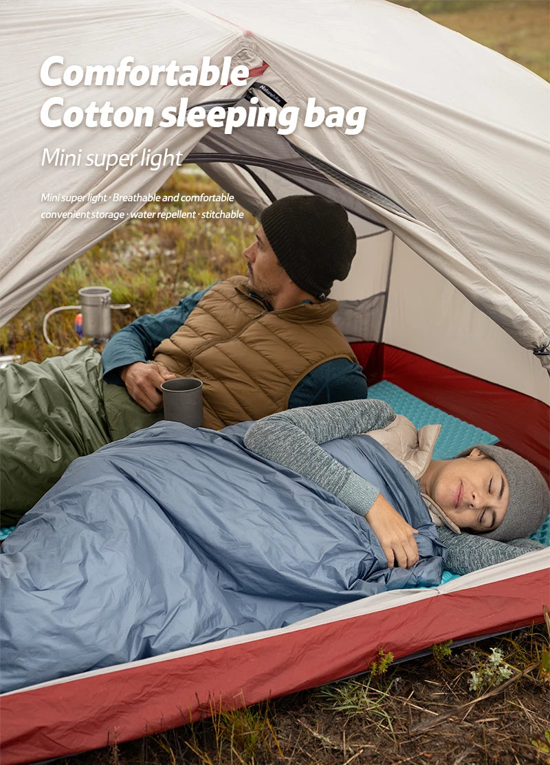 Naturehike Sleeping Bag LW180 Ultralight Cotton Sleeping Bag Waterproof Hiking Sleeping Bag Summer Outdoor Camping Sleeping Bag