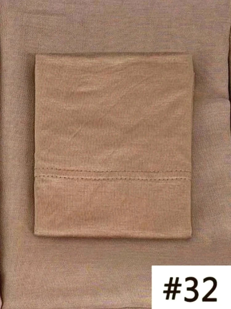 84colors Modal Hijab with Modal Undercap Set Basic Stretchy Pullover Headscarf Thin Breathable Sunscreen Head Wrap Hijabs Scarf