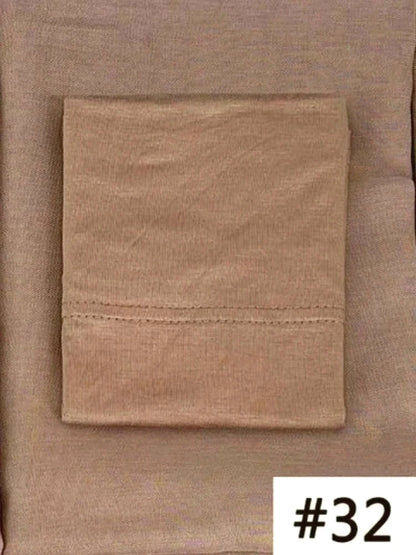 84colors Modal Hijab with Modal Undercap Set Basic Stretchy Pullover Headscarf Thin Breathable Sunscreen Head Wrap Hijabs Scarf