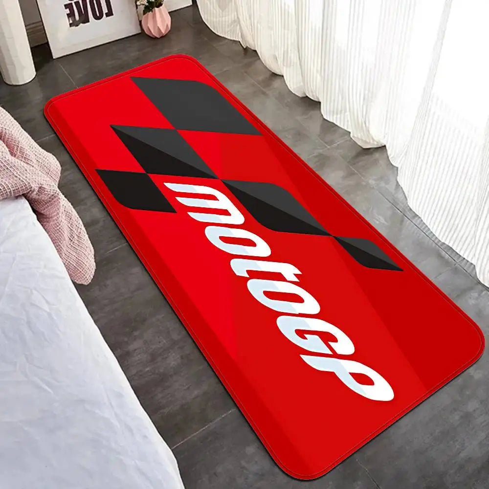 Moto GP Motorcycle Door Mat Nordic Style Bedroom Living Room Doormat Home Balcony Anti-Slip Alfombra