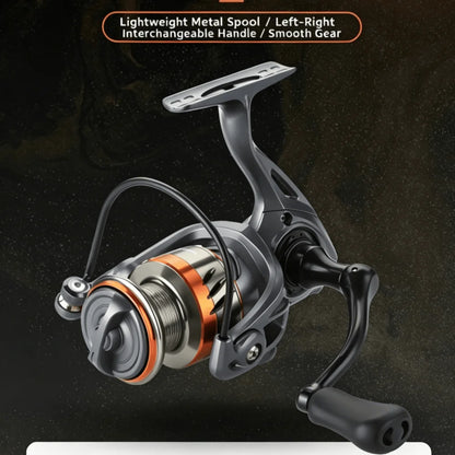 Okuma Spinning Reel Model 3+1 Ball Bearings 5.2:1 Ratio Corrosion Resistant Body Large Adjustment Drag Knob Fishing Wheel