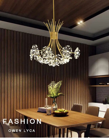 Ceiling Led Chandelier Modern Crystal Lamp Lustre Living Room Hanging Light Fixtures Kitchen Bedroom Home Decoration Black