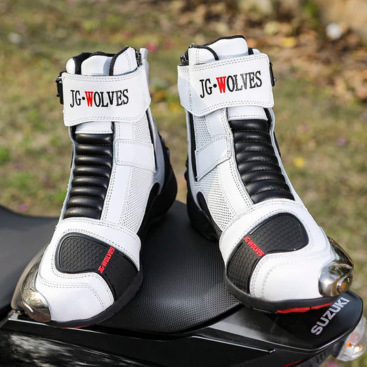 Motorcycle Protective Enduro Boots Gear Shift Speed Long Shoes Motorcycle Racing Boot Motorcyclist Motorbots Biker Boots