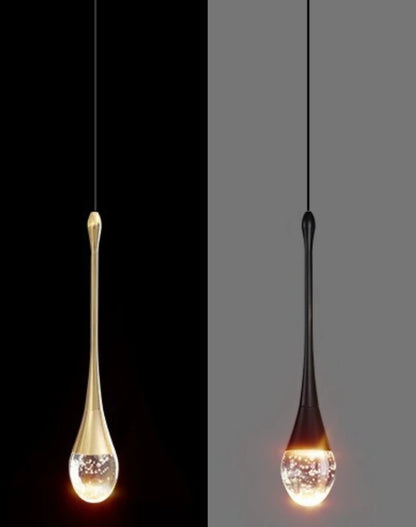 Crystal Luxury Chandelier Villa Staircase Living Room Hanging Lamp Bedroom Bedside LED Light Hotel Lobby Crystal Pendant Lights