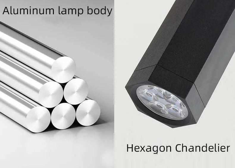 Modern LED Staircase Ceiling Chandelier Black Nordic Simple Indoor Lighting Fixture New Creative Design Island Long Hanging Lamp