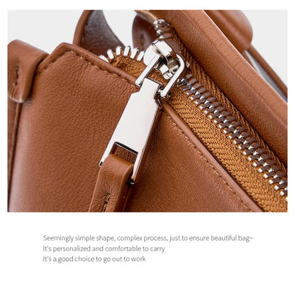 Genuine Leather Women Tote Bag 2025 New Large Capacity Women's Shoulder Bag Luxury Designer Cowhide Crossbody Bags 2522