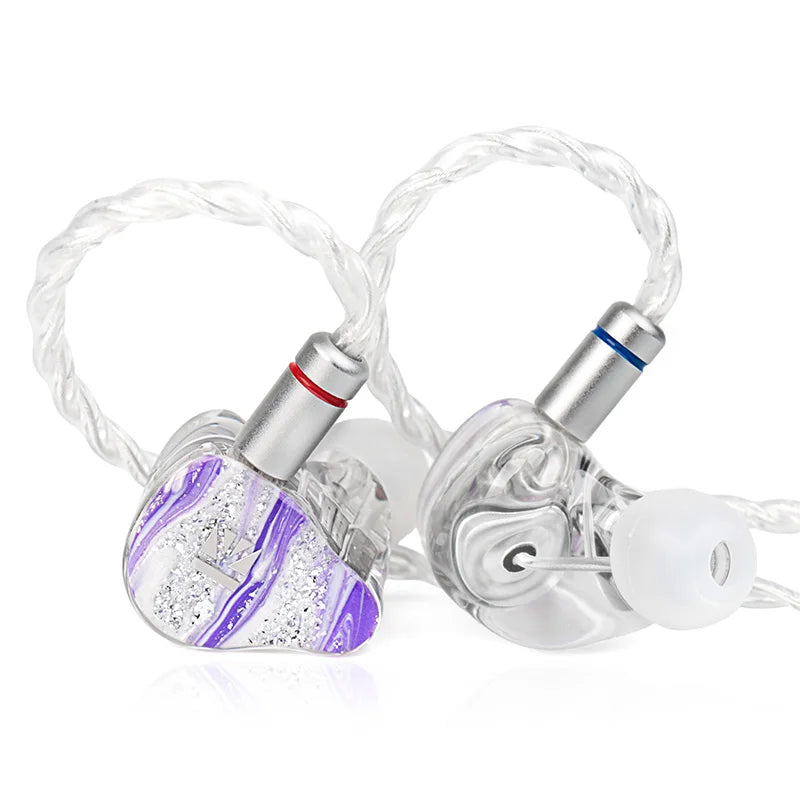 Wired Headphones For Games Live Streaming KBEAR KB08 Mirage IEMS In Ear Earphones 1DD 1BA 2 Micro-Planar Magnetic Drivers HiFi