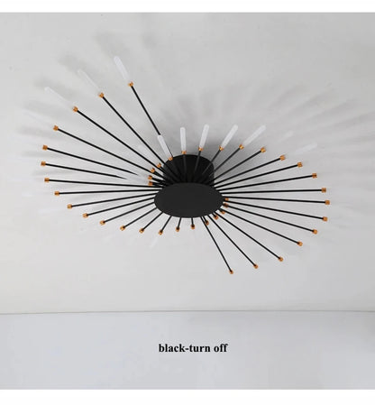 Modern Firework s Led Ceiling Lamp Creativity Living Dining Room Ceiling Chandelier Home Lighting Bedroom Light Luster Luminaire