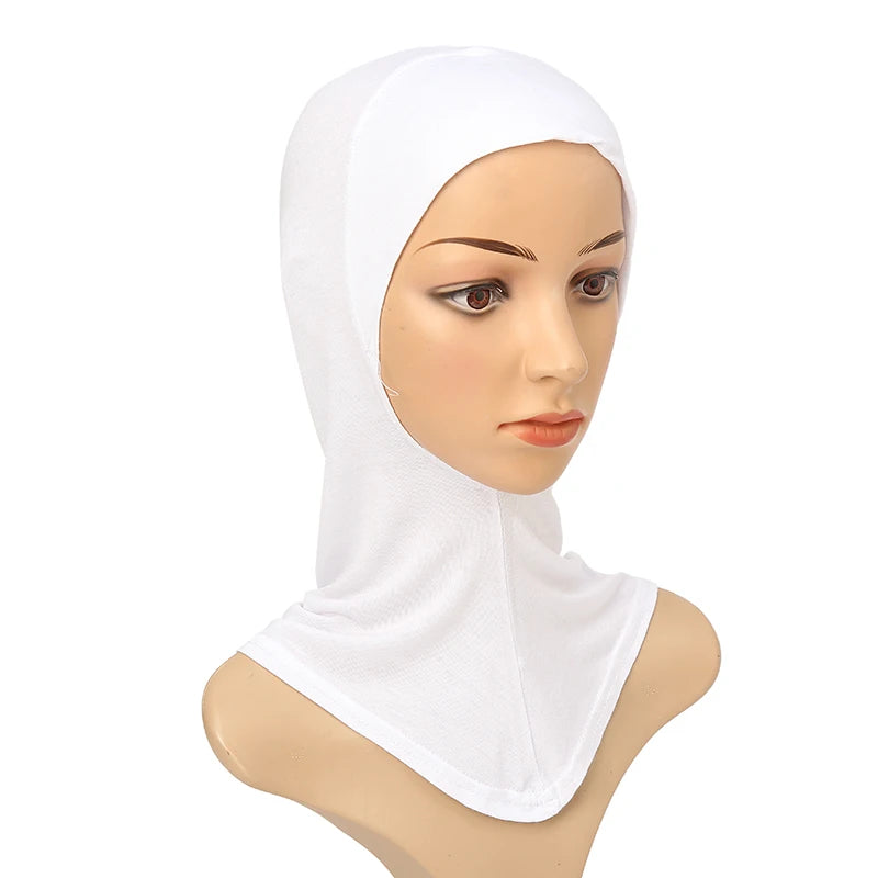 Underscarf Inner Cap Bone Bonnet Hijab Turban Modal Stretch Full Cover Neck Muslim Women Ninja Hat Headscarf Wrap Islamic Amira