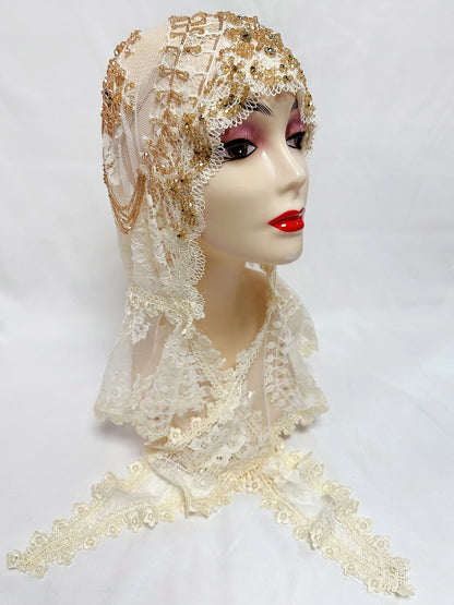 New 2025 Muslim Women Shawl Headscarf Luxury Tassels Beads Scarf Malaysia Prayer Kufi Islam Saudi Arabia Lace Hijab