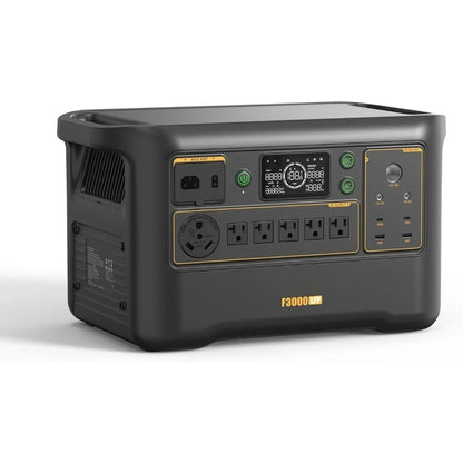 3072Wh Portable Power Station Solar Generator 3600W LiFePO4 Battery Home Backup Fast Charging Expandable to 10752Wh for
