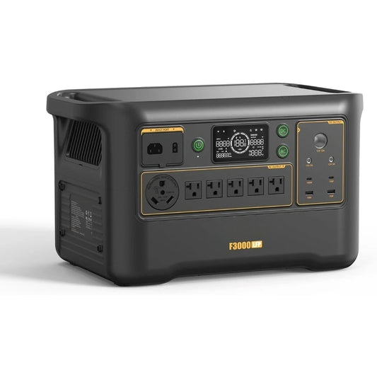 3072Wh Portable Power Station Solar Generator 3600W LiFePO4 Battery Home Backup Fast Charging Expandable to 10752Wh for