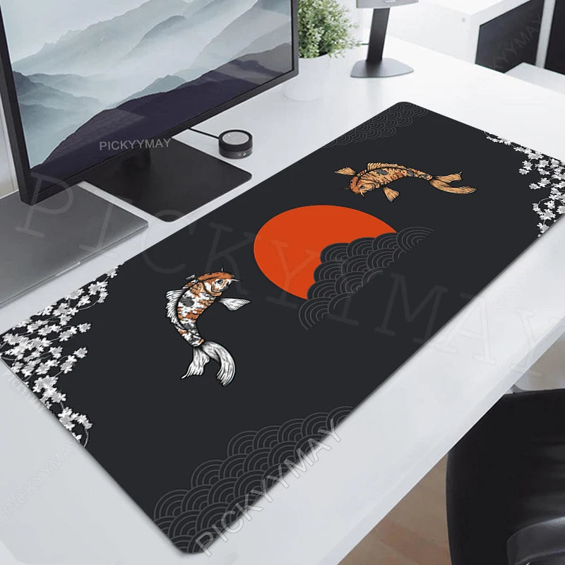 Mouse Pads Chinese Style Art Table Mats Computer Mousepad Company Big Desk Pad 120x55cm Large Gamer Mousepads Mouse Mat