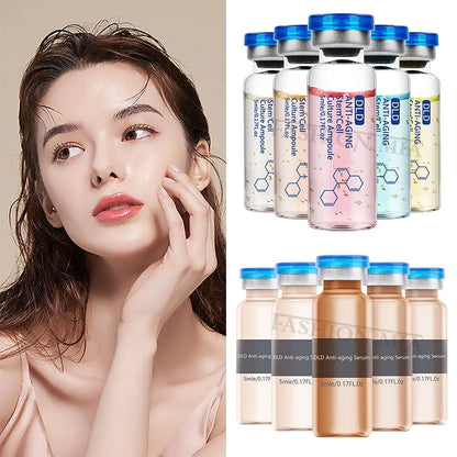 5ml Hyaluronic Acid Peptide Facial Serum BB Cream Glow Ampoule Kit Niacinamide Moisturizing Hydration Skin Rejuvenation Beauty