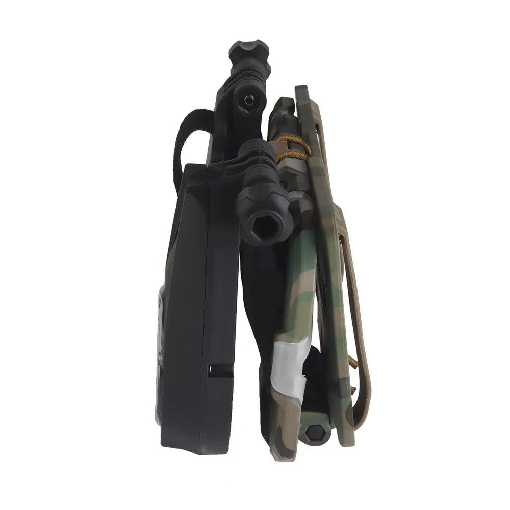 Tactical Militar Outdoor Survival Compass for MOLLE Mobile Phone Holder Navigation Board Foldable Admin Panel Hunting Vest Gear
