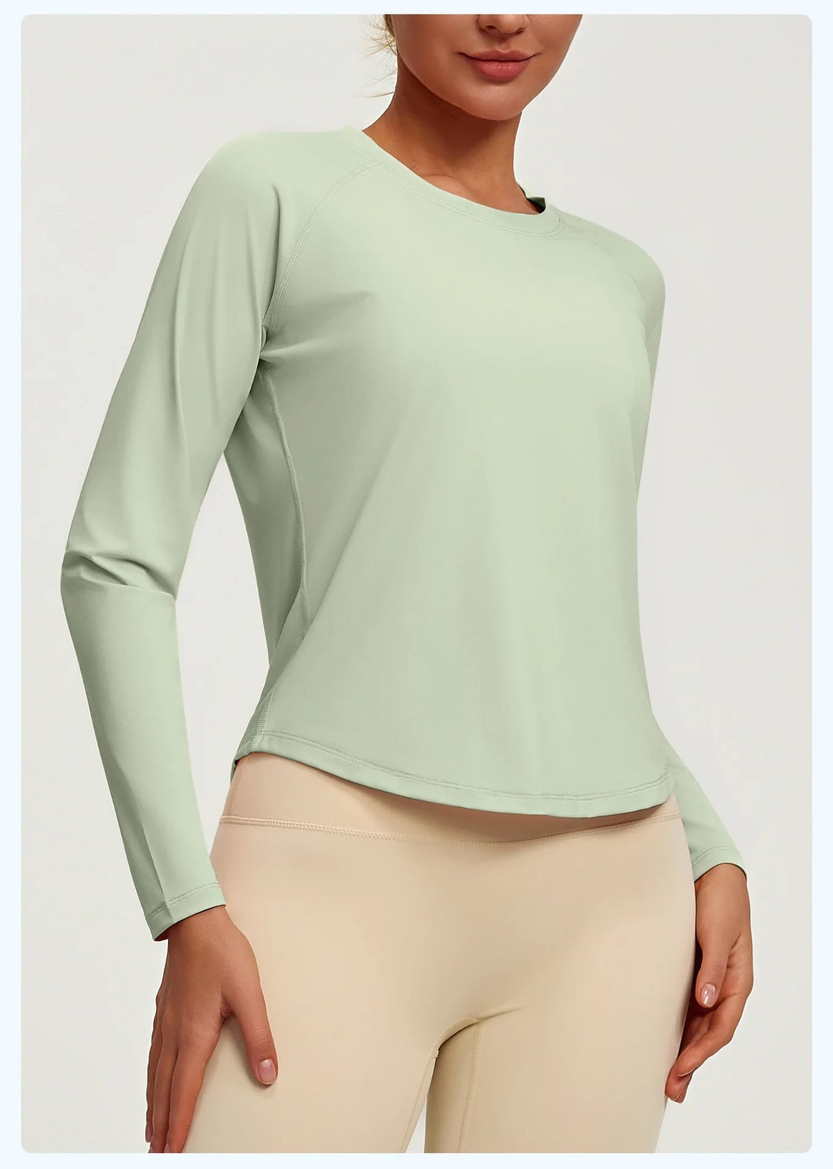2026 Spring Summer New Women's Yoga Top Loose Mesh Breathable Sports Long Sleeve T-shirt Basic Solid Color Top Riding Clothes