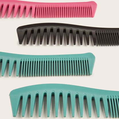 Double Head, Dense Teeth, Flat Comb, Large Teeth Comb, Hairdressing for Oil Head, Large Back