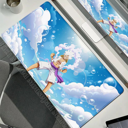 Anime Gamer Keyboard MouseMats One P-Piece Gaming Mouse Pad XXL Speed Rubber Cartoon Big Computer Desk Mat PC E-Sports Mousepad