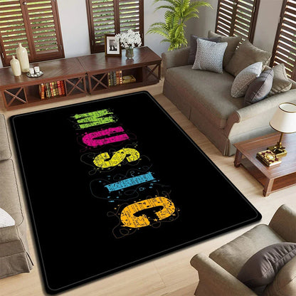 Band logo Music Rock and Roll logo Pattern Carpet Kitchen Mat Doormat Bedroom FloorDecoration LivingRoom Bathroom Anti-slip Rug